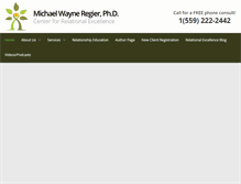 Tablet Screenshot of michaelregier.com